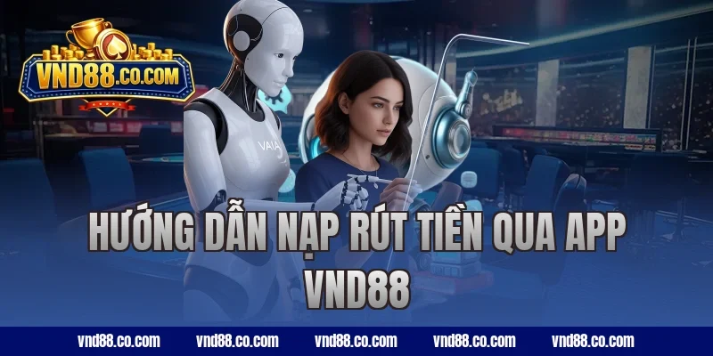 Hướng dẫn nạp rút tiền qua app VND88