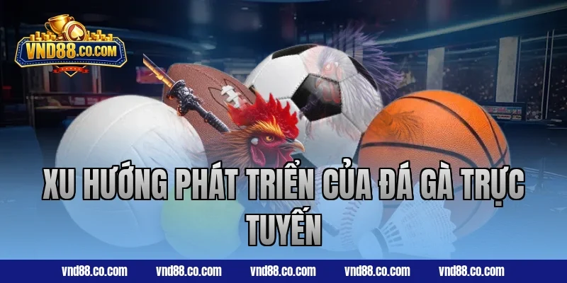 Xu hướng phát triển của đá gà trực tuyến