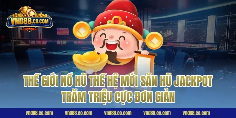 Thế giới nổ hũ thế hệ mới săn hũ Jackpot trăm triệu cực đơn giản